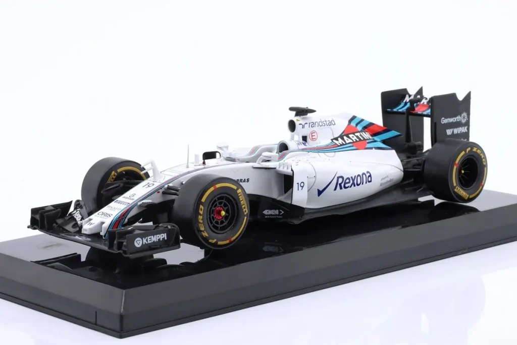 โมเดลรถ 1:24 Williams FW37 #19 Felipe Massa ฟอร์มูล่าวัน ปี 2015 Premium Collectibles