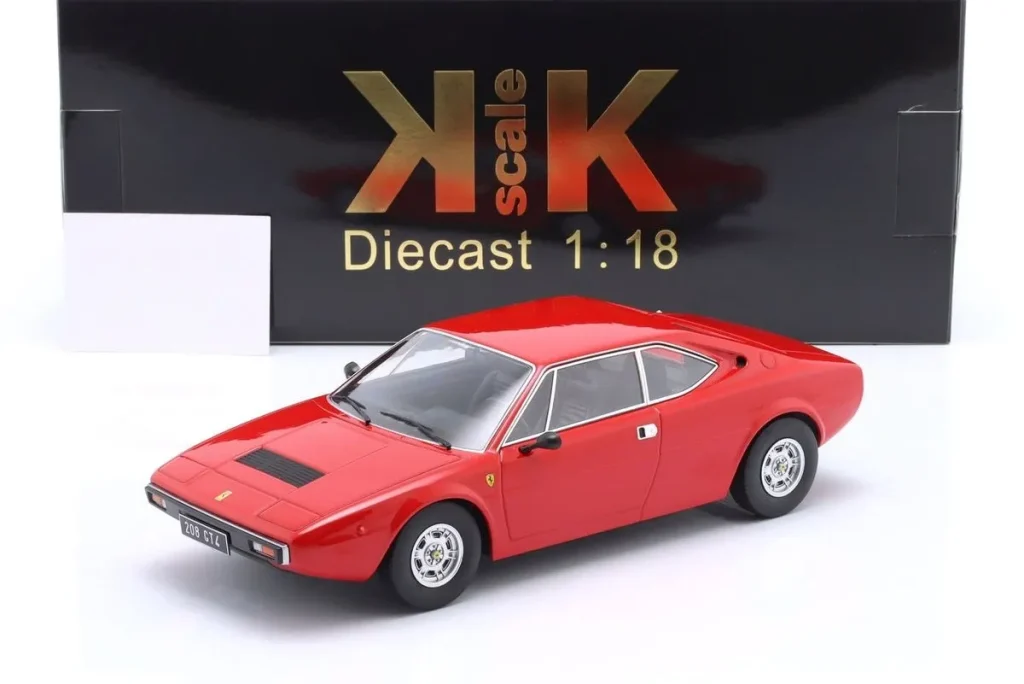 车型 1:18 Ferrari 208 GT4 年 1975 红色 KK-Scale