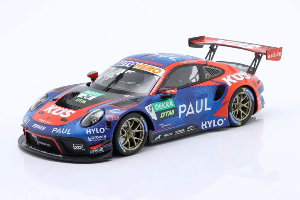 Model 1:43 Porsche 911 GT3 R #24 Thomas Preining DTM year 2022 Minichamps CK89119 SignatureDach