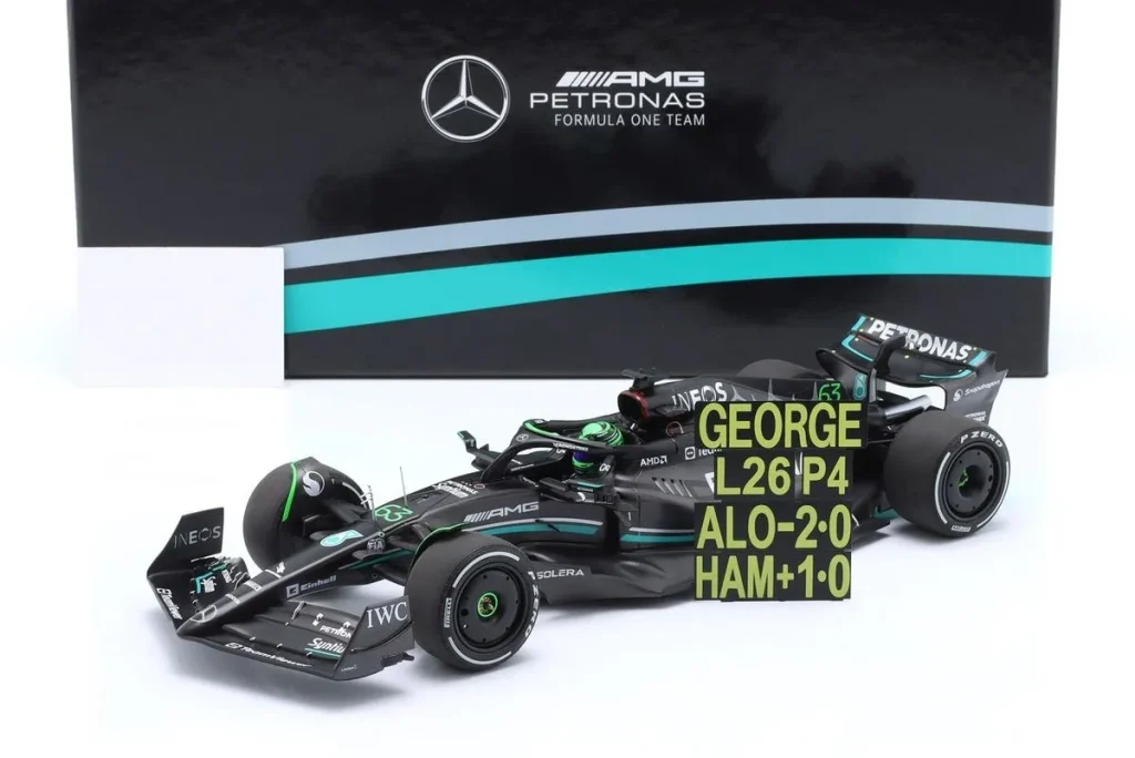 Model 1:18 Mercedes-AMG F1 W14 E Performance #63 George Russell Formula One year 2023 Minichamps 113230163