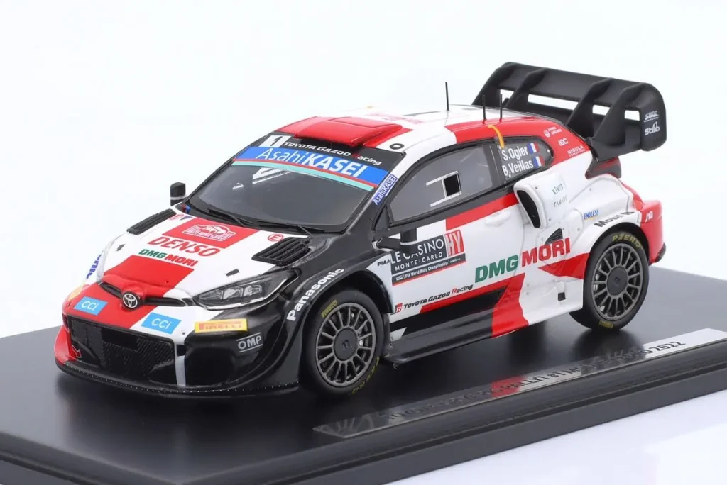 车型 1:43 Toyota GR Yaris Rally1 Hybrid #1 Sébastian Ogier, Benjamin Veillas 排名 2 拉力赛 Monte Carlo 年 2022 Spark