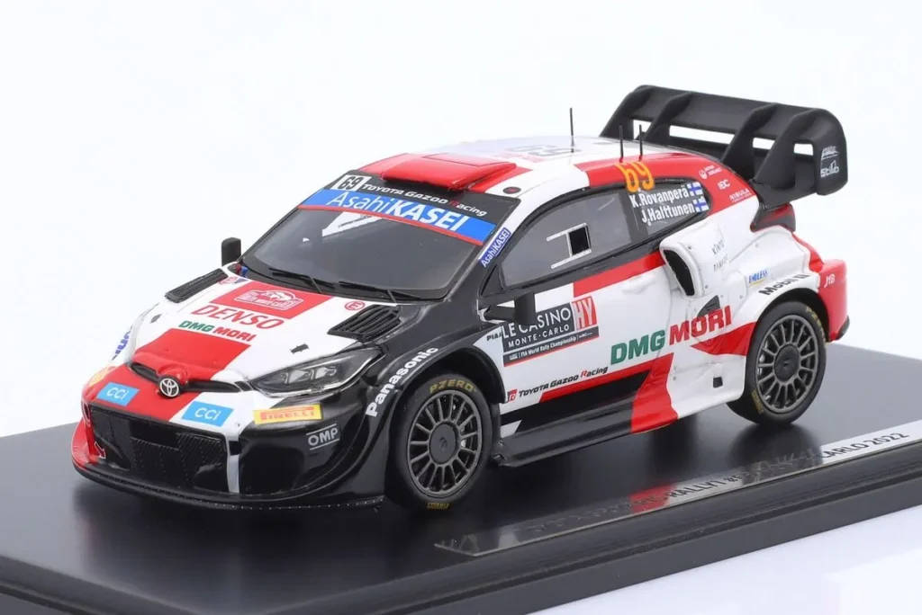 车型 1:43 Toyota GR Yaris Rally1 Hybrid #69 Kalle Rovanperä, Jonne Halttunen 排名 4 拉力赛 Monte Carlo 年 2022 Spark