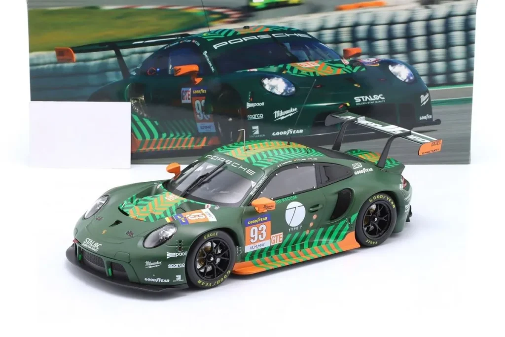 Model 1:18 Porsche 911 RSR-19 #93 Michael Fassbender, Richard Lietz, Felipe Fernández Laser European LeMans Series (ELMS) year 2021 Ixo