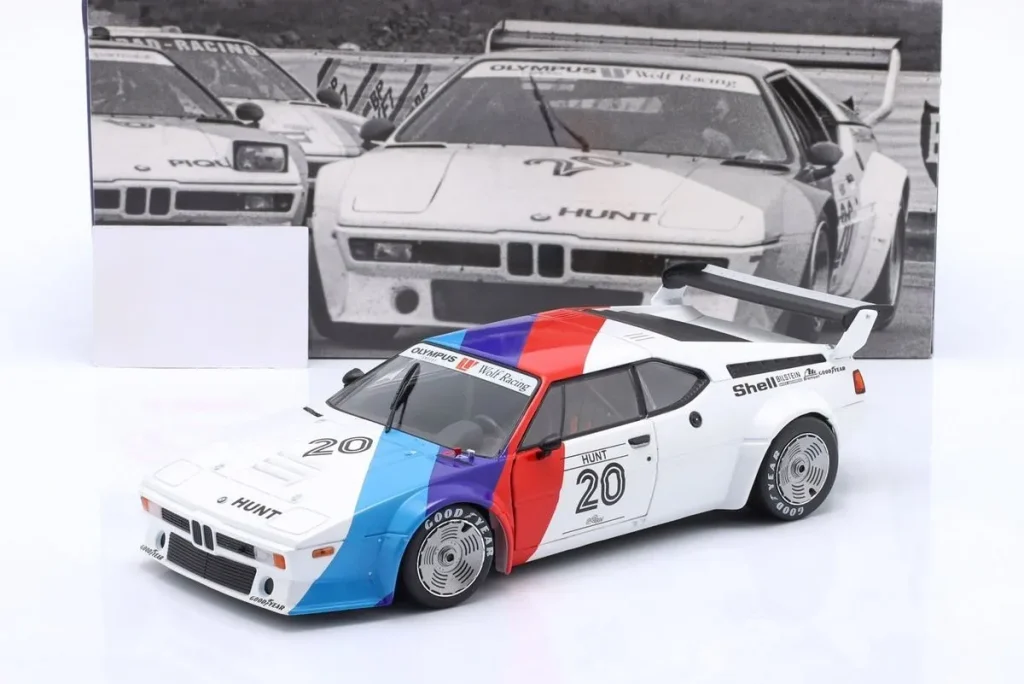 โมเดลรถ 1:18 BMW M1 Procar #20 James Hunt BMW M1 ProCar Serie Donington Park ปี 1979 WERK83