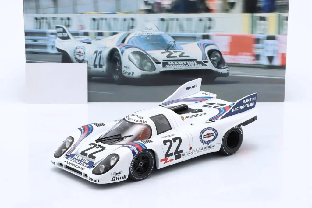 โมเดลรถ 1:18 Porsche 917K #22 Helmut Marko, Gijs van Lennep 24 ชั่วโมง เลอมังส์ ปี 1971 WERK83