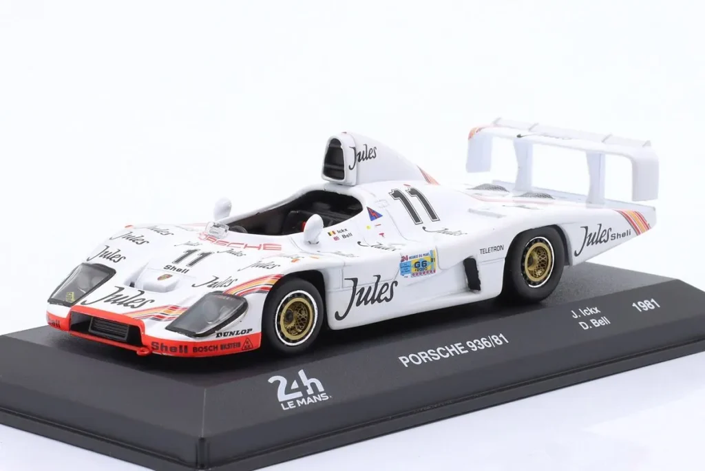 โมเดลรถ 1:43 Porsche 936/81 #11 Jacky Ickx, Derek Bell 24 ชั่วโมง เลอมังส์ ปี 1981 Altaya