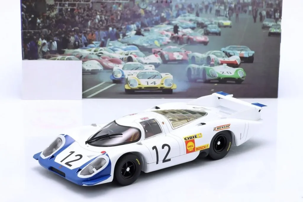 โมเดลรถ 1:18 Porsche 917 LH #12 Vic Elford, Richard Attwood 24 ชั่วโมง เลอมังส์ ปี 1969 WERK83
