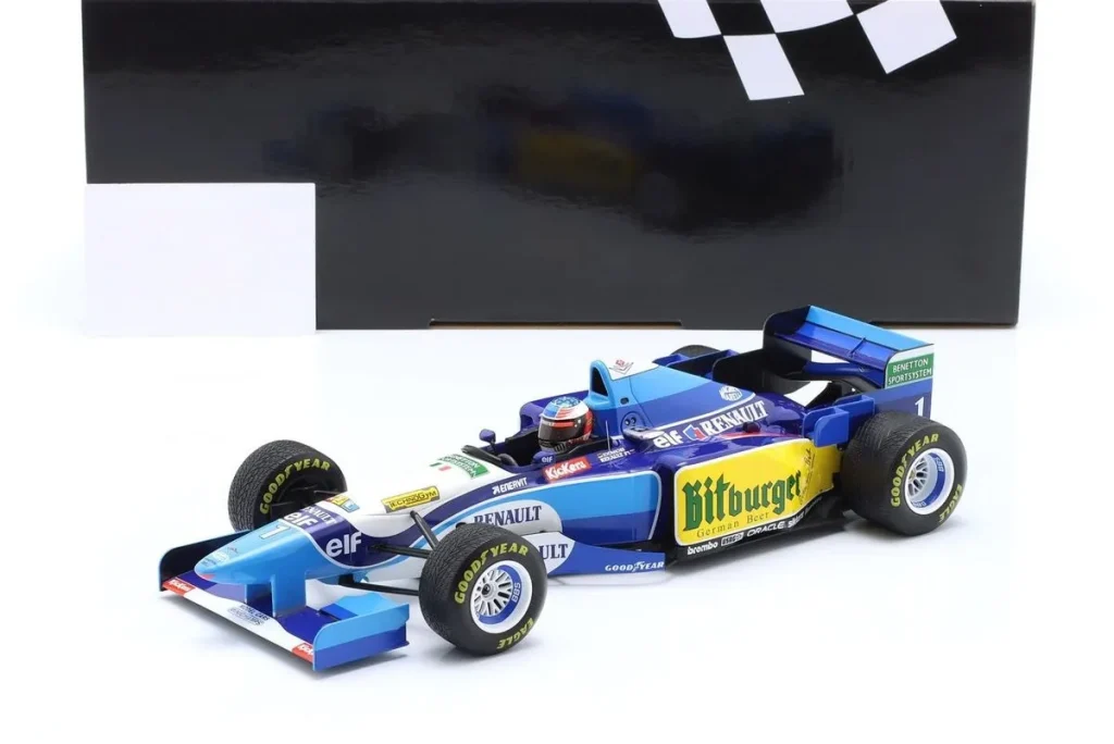 โมเดลรถ 1:18 Benetton B195 #1 Michael Schumacher ฟอร์มูล่าวัน ปี 1995 Minichamps 510953401