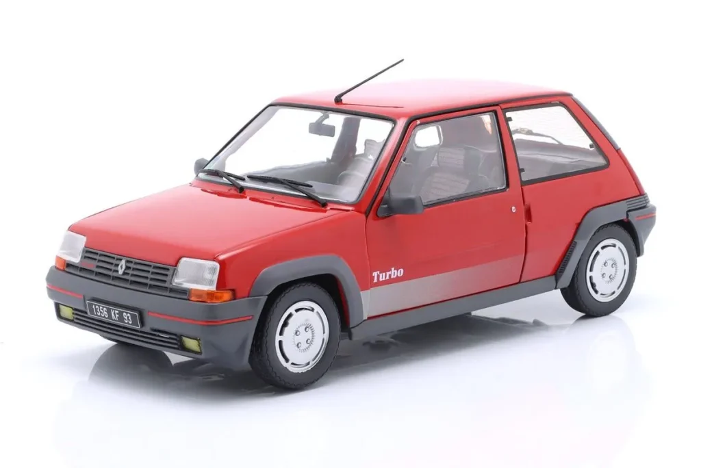 Model 1:18 Renault 5 GT Turbo MK1 year 1985 red Solido