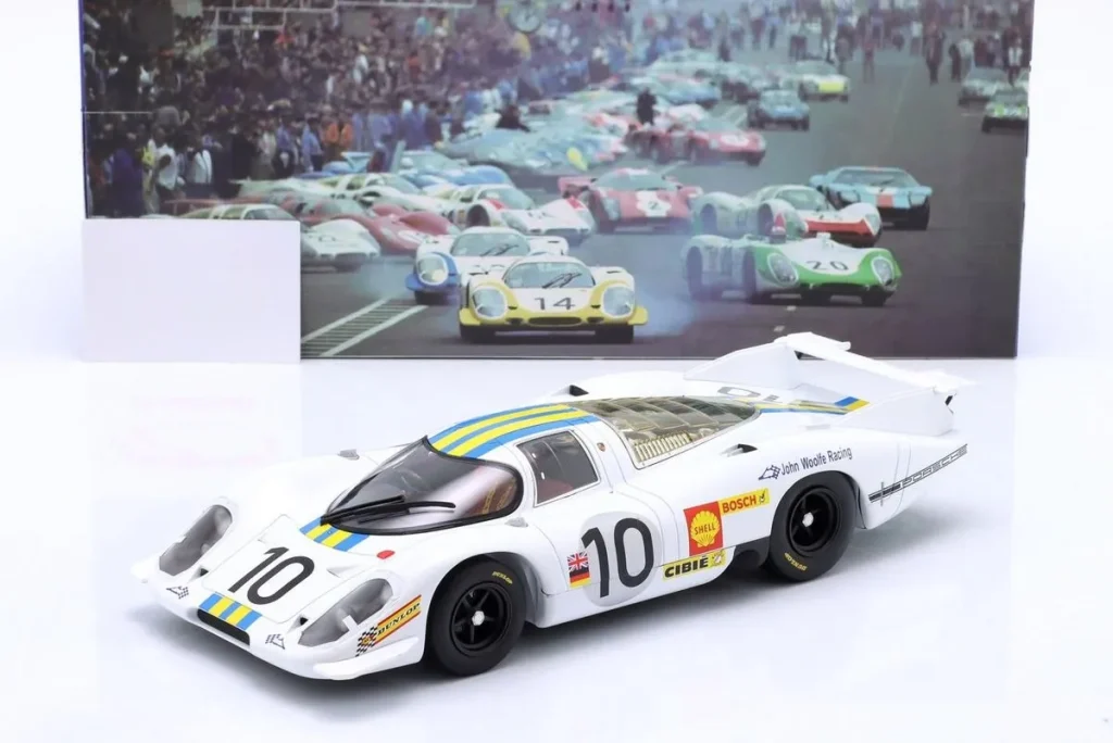车型 1:18 Porsche 917 LH #10 John Woolfe, Herbert Linge 24 小时勒芒年 1969 WERK83