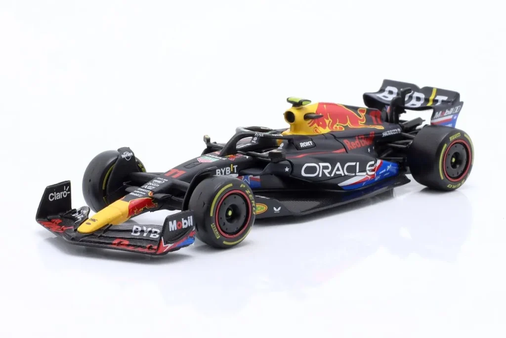 โมเดลรถ 1:43 Red Bull Racing RB19 #11 Sergio Pérez ฟอร์มูล่าวัน ปี 2023 Bburago 18-38082 USA #11
