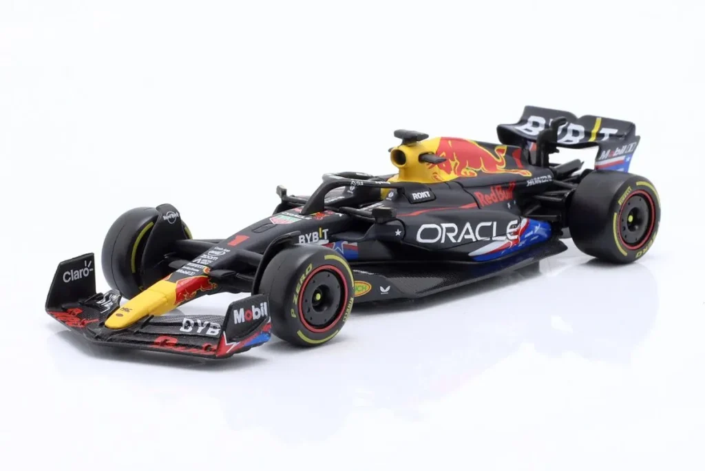 โมเดลรถ 1:43 Red Bull Racing RB19 #1 Max Verstappen ฟอร์มูล่าวัน ปี 2023 Bburago 18-38082 USA #1