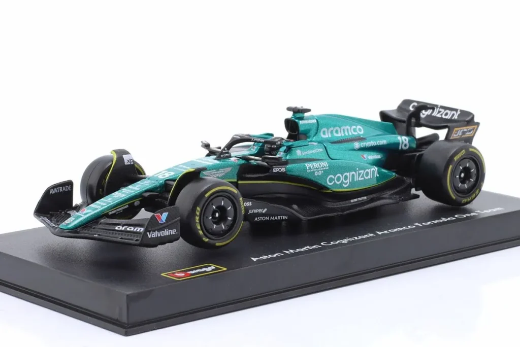 车型 1:43 Aston Martin AMR23 #18 Lance Stroll 一级方程式年 2023 Bburago