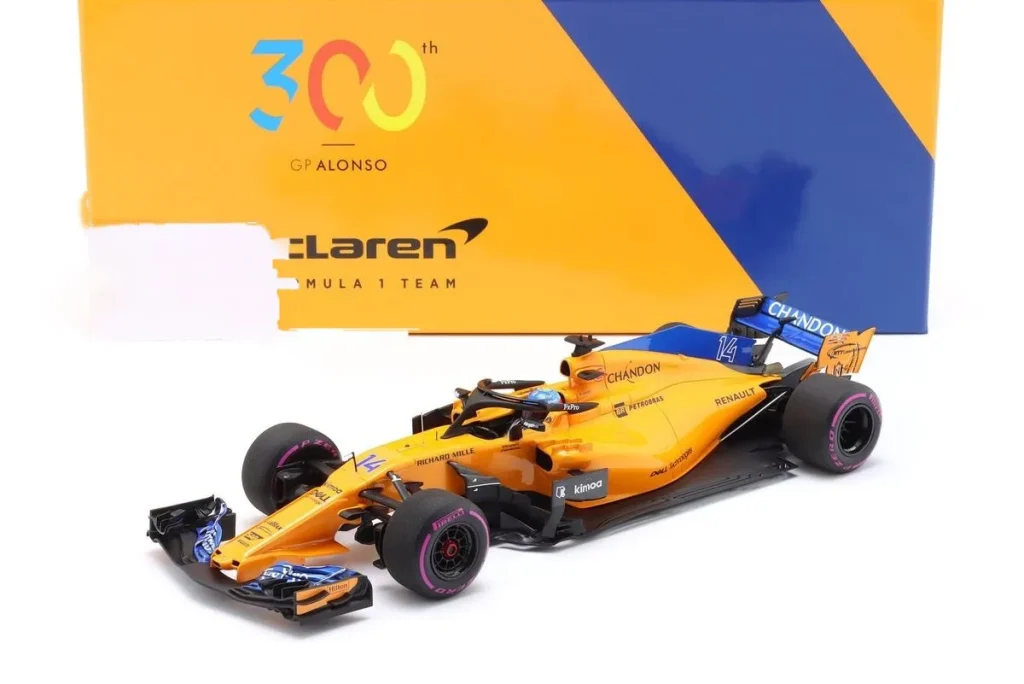 车型 1:18 McLaren MCL33 #14 Fernando Alonso 一级方程式年 2018 Minichamps