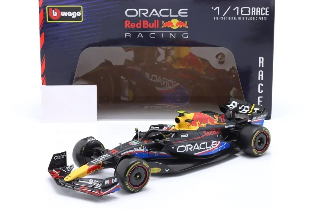 โมเดลรถ 1:18 Red Bull Racing RB19 #11 Sergio Pérez ฟอร์มูล่าวัน ปี 2023 Bburago 18-18003 USA #11