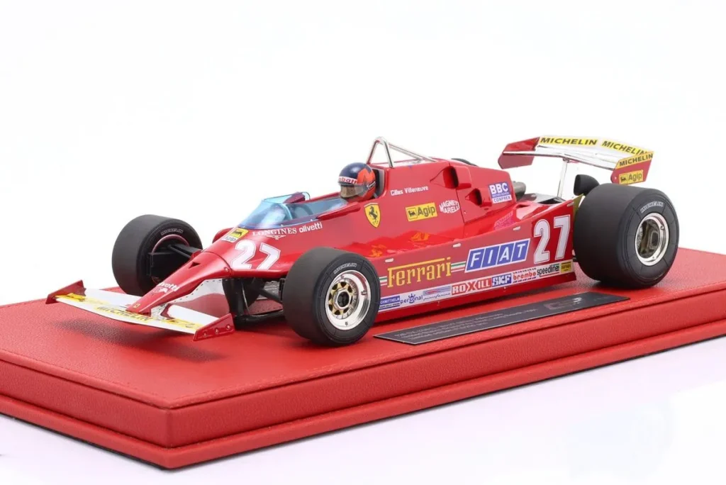 车型 1:18 Ferrari 126CK #27 Gilles Villeneuve Long Beach USA GP 一级方程式年 1981 GP Replicas