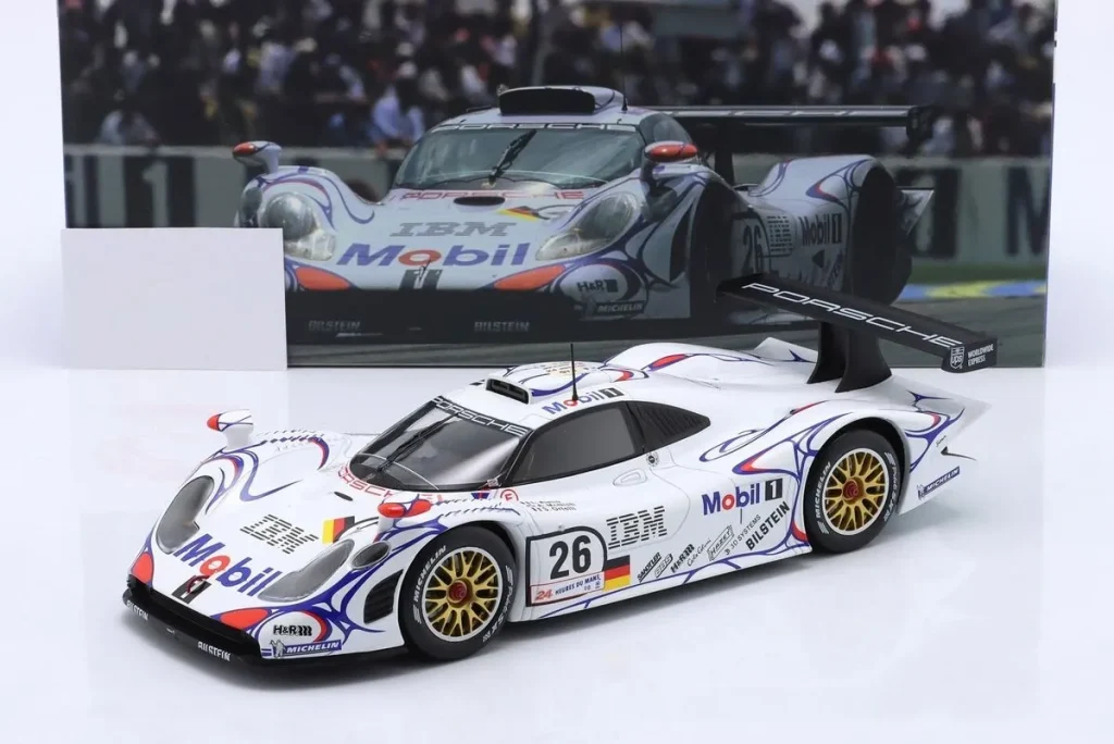 车型 1:18 Porsche 911 GT1 #26 Laurent Aiello, Allan McNish, Stéphane Ortelli 24 小时勒芒年 1998 WERK83 W18029001