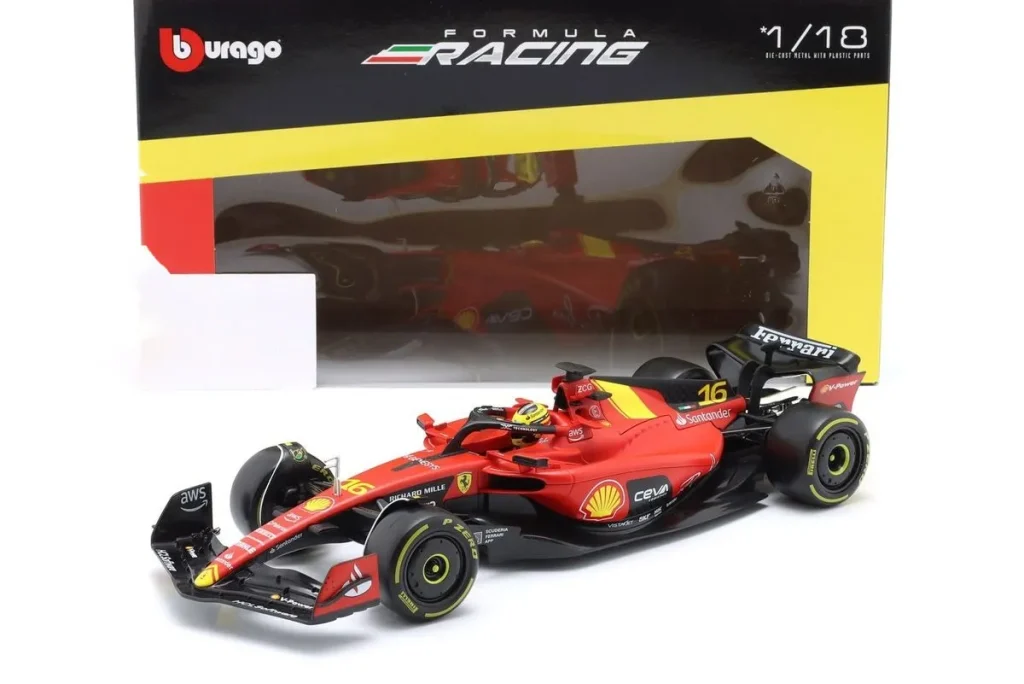 车型 1:18 Ferrari SF-23 #16 Charles Leclerc 一级方程式年 2023 Bburago 18-16812MONZA #16