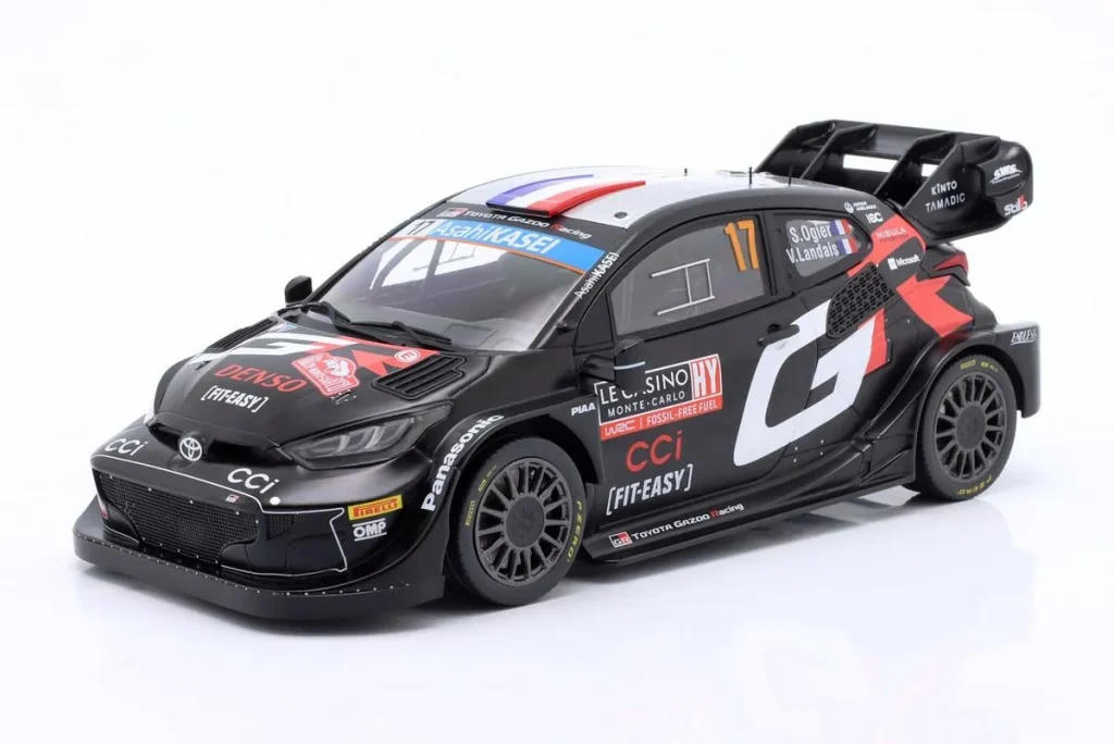 车型 1:18 Toyota GR Yaris Rally1 #17 Sébastien Ogier, Vincent Landais 排名 2 拉力赛 Monte Carlo 年 2024 Ixo