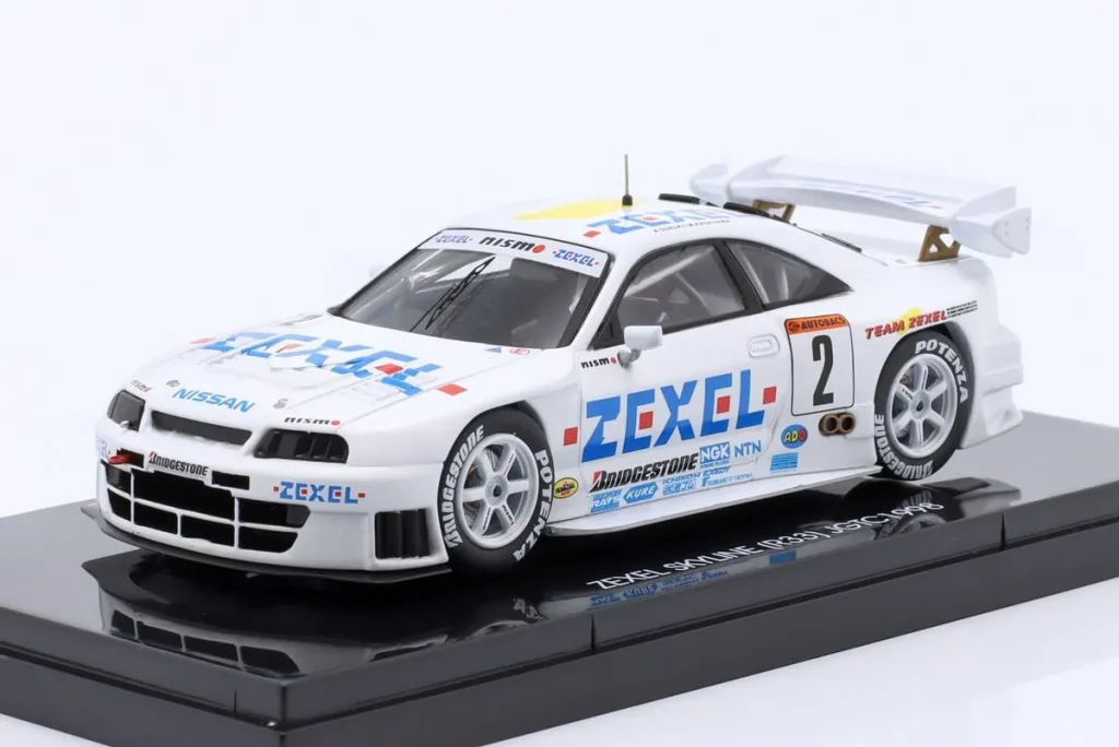 车型 1:43 Nissan Skyline GT-R (R33) #2 Masahiko, Kageyama, Aguri Suzuki, Pedro de la Rosa GT500 JGTC (All Japan Grand Touring Car Championship) 年 1998 Ebbro 44193