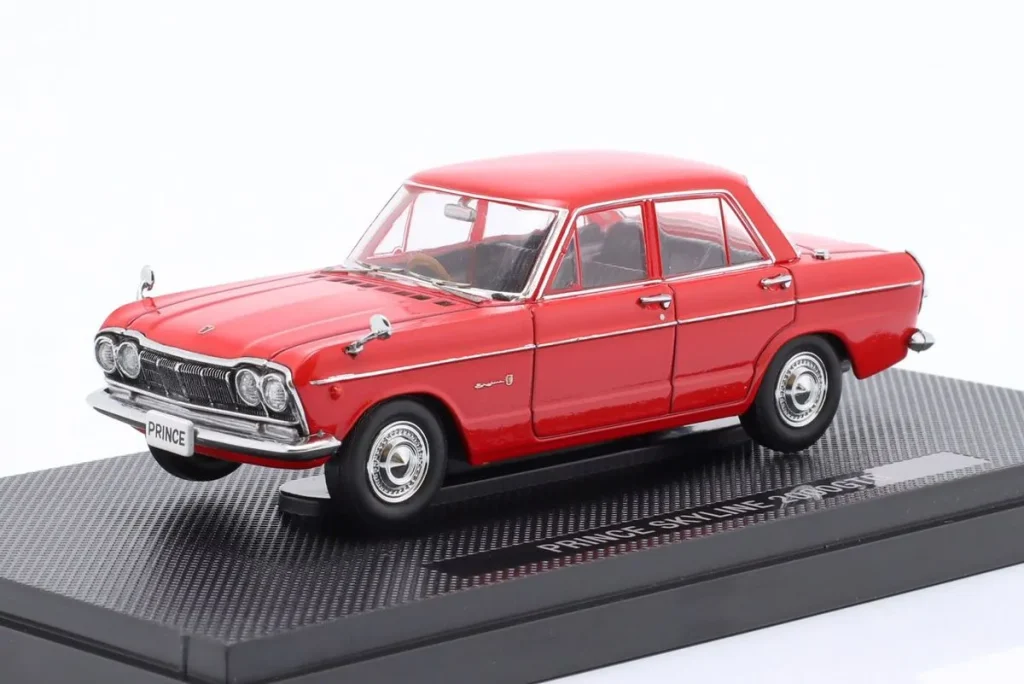 车型 1:43 Nissan Prince Skyline 2000GT-B 年 1966 红色 Ebbro