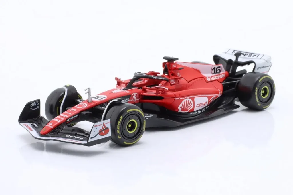 车型 1:43 Ferrari SF-23 #16 Charles Leclerc 一级方程式年 2023 Bburago 18-36836LASVEGAS #16