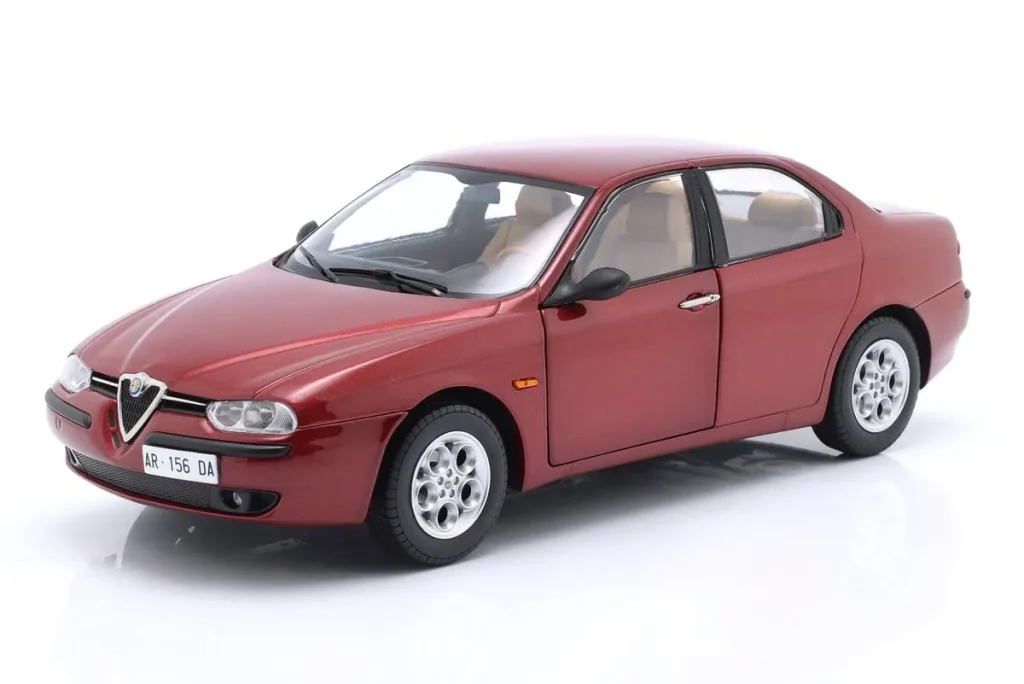 โมเดลรถ 1:18 Alfa Romeo 156 2.5 V6 24V ปี 1997 สี proteo แดง เมทัลลิก Mitica