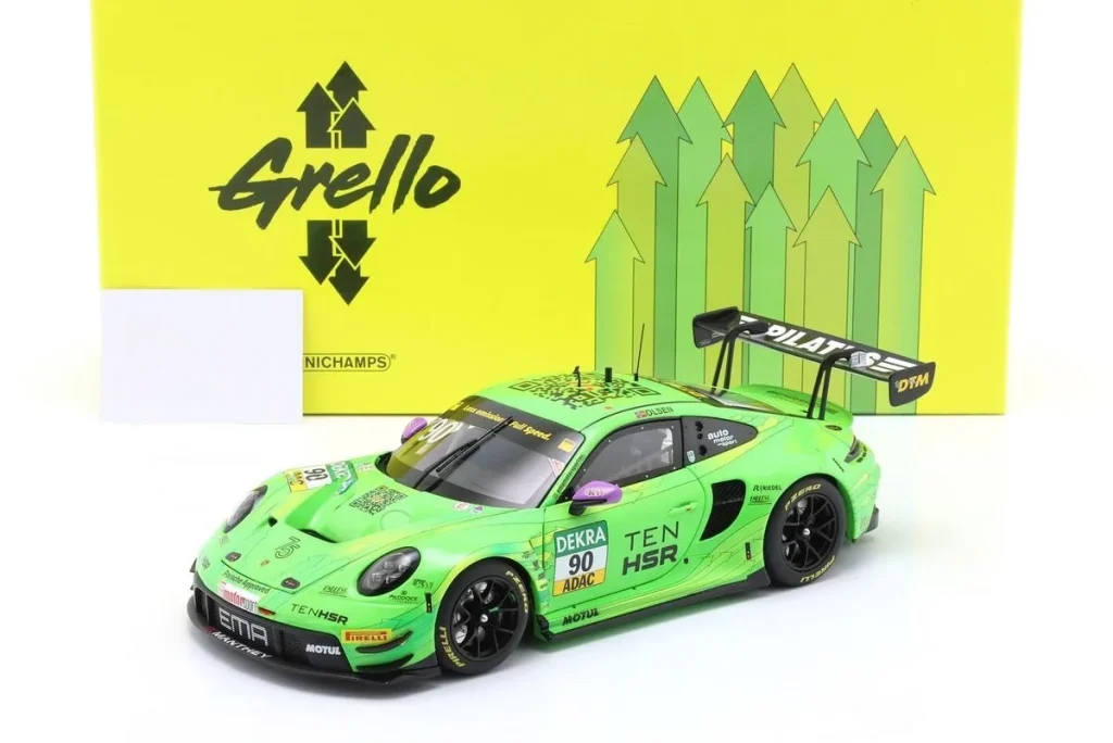 车型 1:18 Porsche 911 GT3 R #90 Dennis Olsen 排名 2 DTM Hockenheim (Race 1) 年 2023 Minichamps