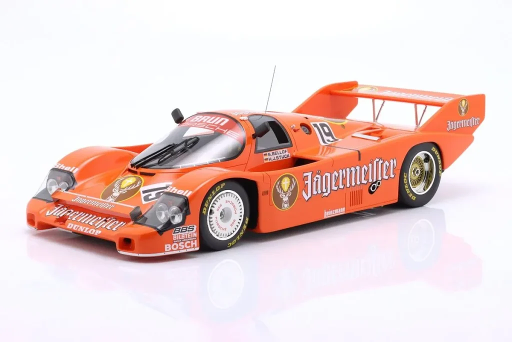 โมเดลรถ 1:12 Porsche 956B “Jägermeister” #19 Hans-Joachim Stuck, Stefan Bellof ผู้ชนะ 1000km Imola ปี 1984 WERK83