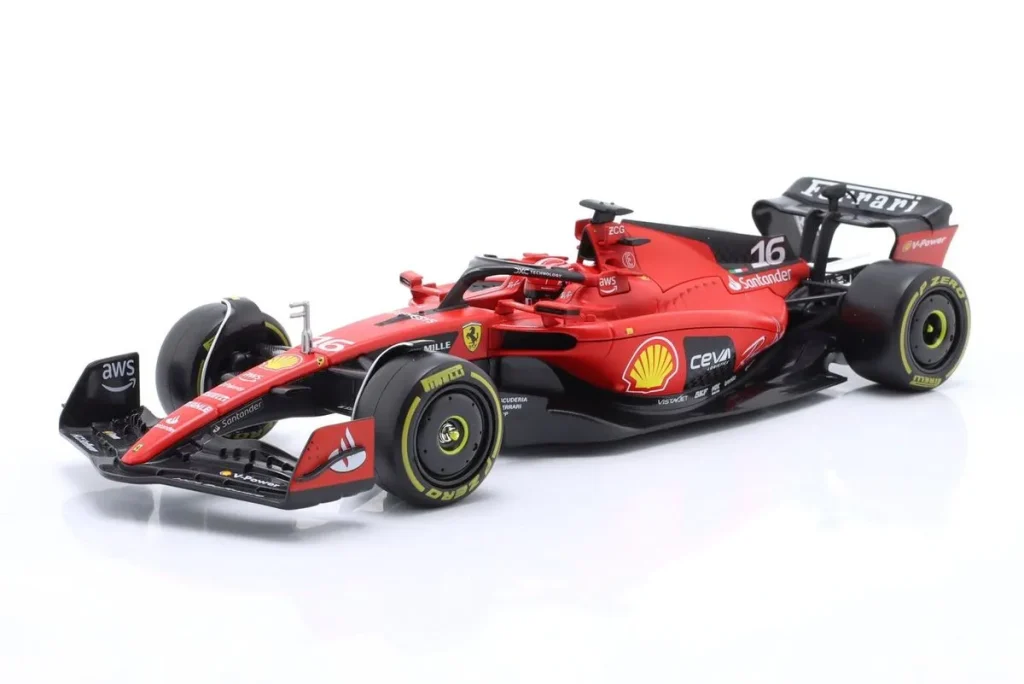 车型 1:24 Ferrari SF-23 #16 Charles Leclerc 一级方程式年 2023 Bburago 18-26808 #16