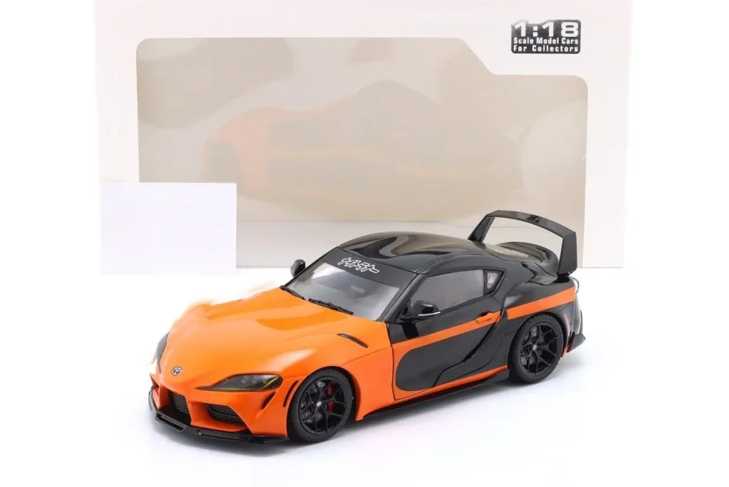 车型 1:18 Toyota GR Supra Streetfighter 年 2024 橙色 / 黑色 Solido