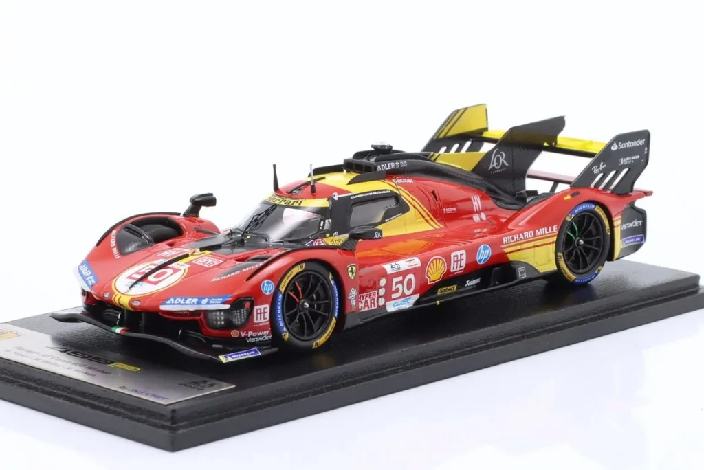车型 1:43 Ferrari 499P #50 Antonio Fuoco, Miguel Molina, Nicklas Nielsen 24 小时勒芒年 2024 LookSmart