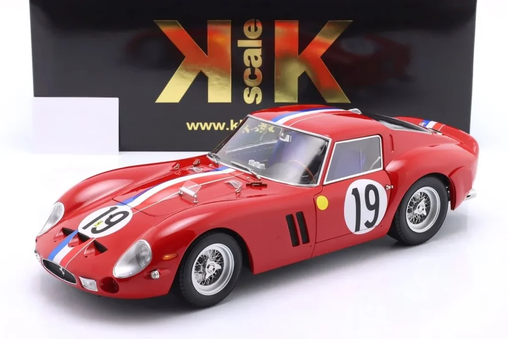 车型 1:12 Ferrari 250 GTO #19 Pierre Noblet, Jean Guichet 24 小时勒芒年 1962 KK-Scale