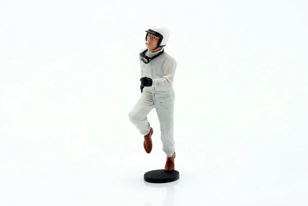 仿真赛车头盔 1:18 Fahrerfigur LeMans-Start 1960/1970er Jahre