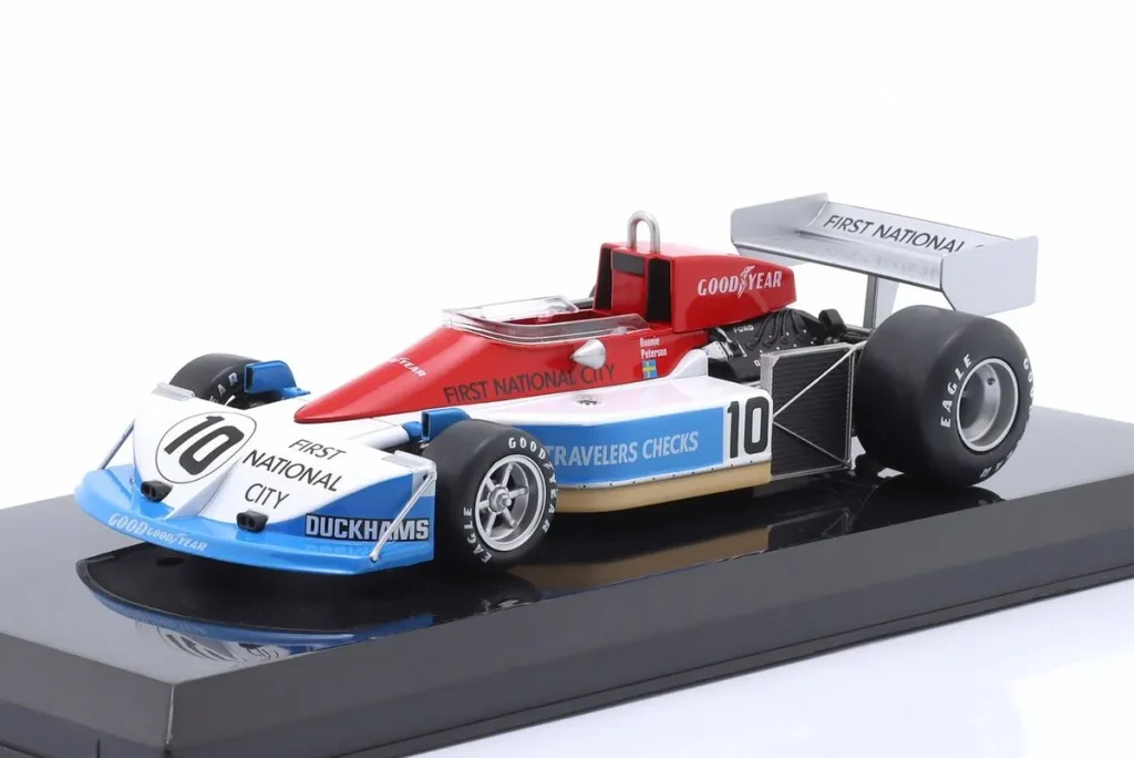 โมเดลรถ 1:24 March 761 #10 Ronnie Peterson ฟอร์มูล่าวัน ปี 1976 Premium Collectibles
