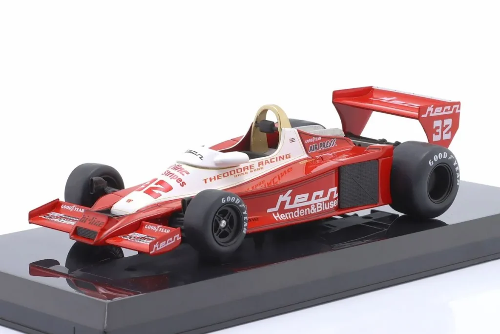 โมเดลรถ 1:24 Wolf WR3 #32 Keke Rosberg ฟอร์มูล่าวัน ปี 1978 Premium Collectibles