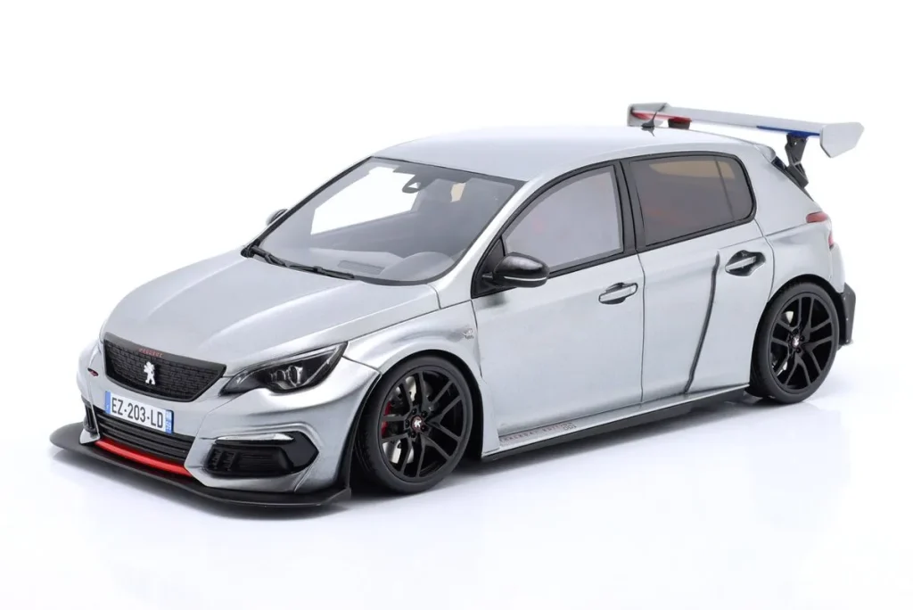 โมเดลรถ 1:18 Peugeot 308 RC BYFACTORY ปี 2020 สี artense เทา Ottomobile