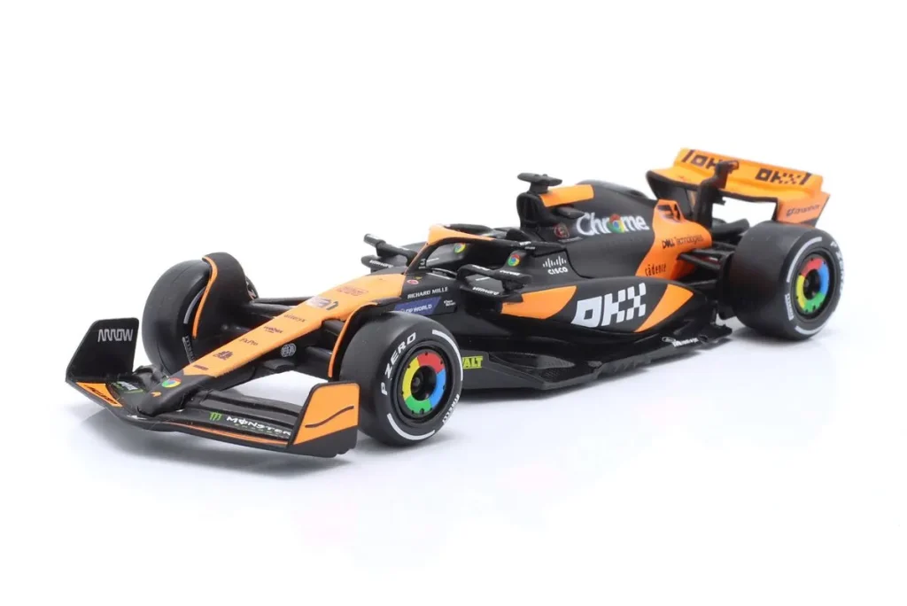 车型 1:43 McLaren MCL38 #81 Oscar Piastri 一级方程式年 2024 Bburago 18-38214MIAMI #81
