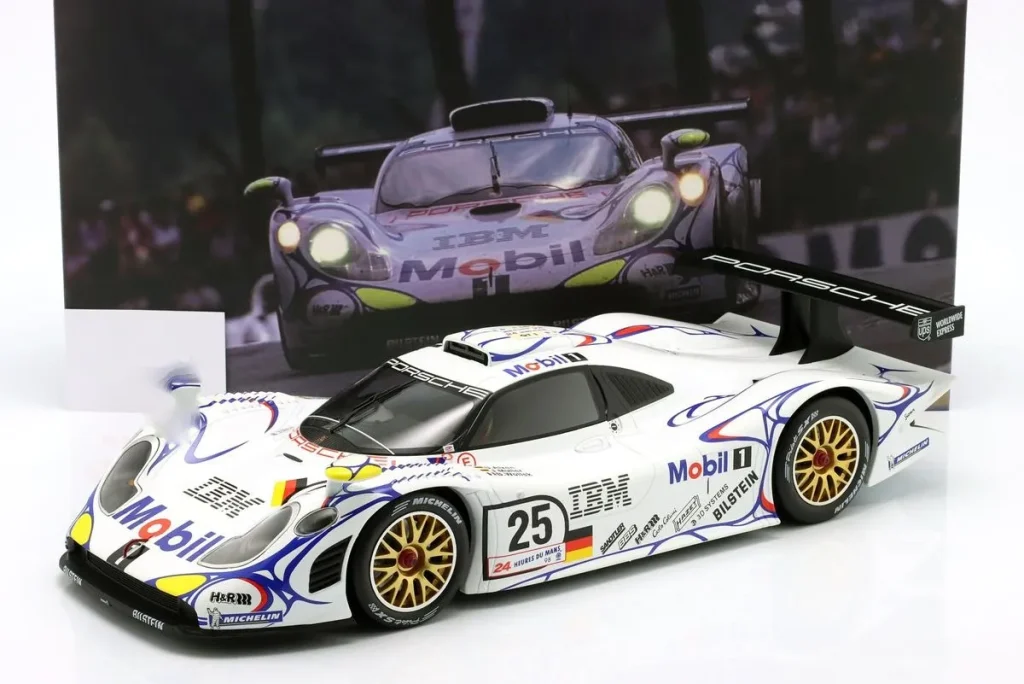 โมเดลรถ 1:12 Porsche 911 GT1 #25 Jörg Müller, Uwe Alzen, Bob Wollek 24 ชั่วโมง เลอมังส์ ปี 1998 WERK83