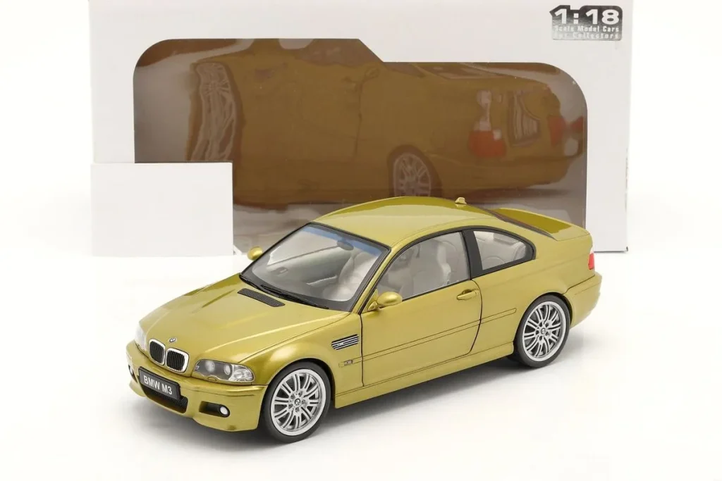车型 1:18 BMW M3 (E46) 年 2000 颜色 phönix 发黄 Solido