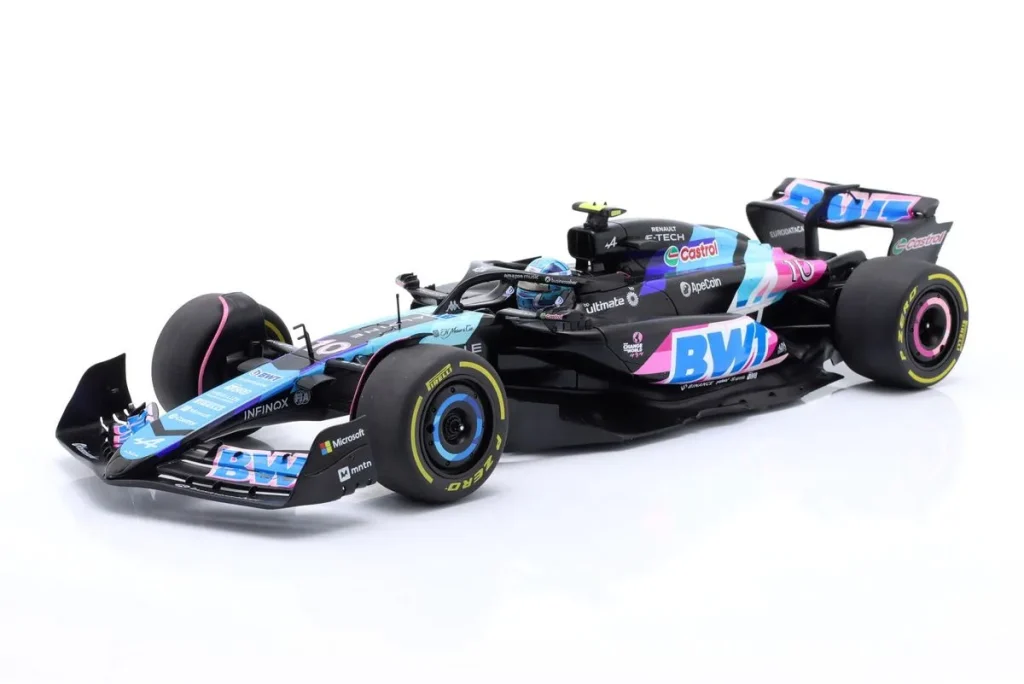 โมเดลรถ 1:18 Alpine A524 #10 Pierre Gasly ฟอร์มูล่าวัน ปี 2024 Solido S1814002