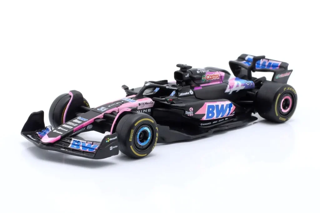 โมเดลรถ 1:43 Alpine A524 #31 Esteban Ocon ฟอร์มูล่าวัน ปี 2024 Bburago 18-38219 #31