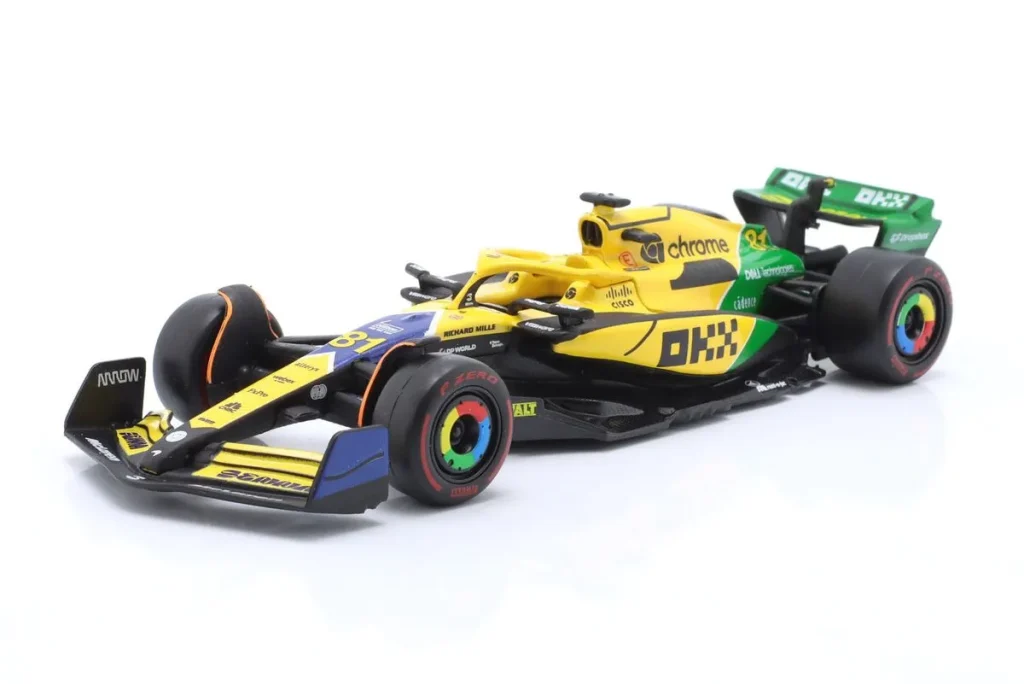 Model 1:43 McLaren MCL38 #81 Oscar Piastri Formula One year 2024 Bburago 18-38214MONACO #81