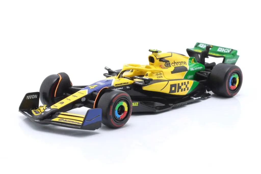 Model 1:43 McLaren MCL38 #4 Lando Norris Formula One year 2024 Bburago 18-38214MONACO #4
