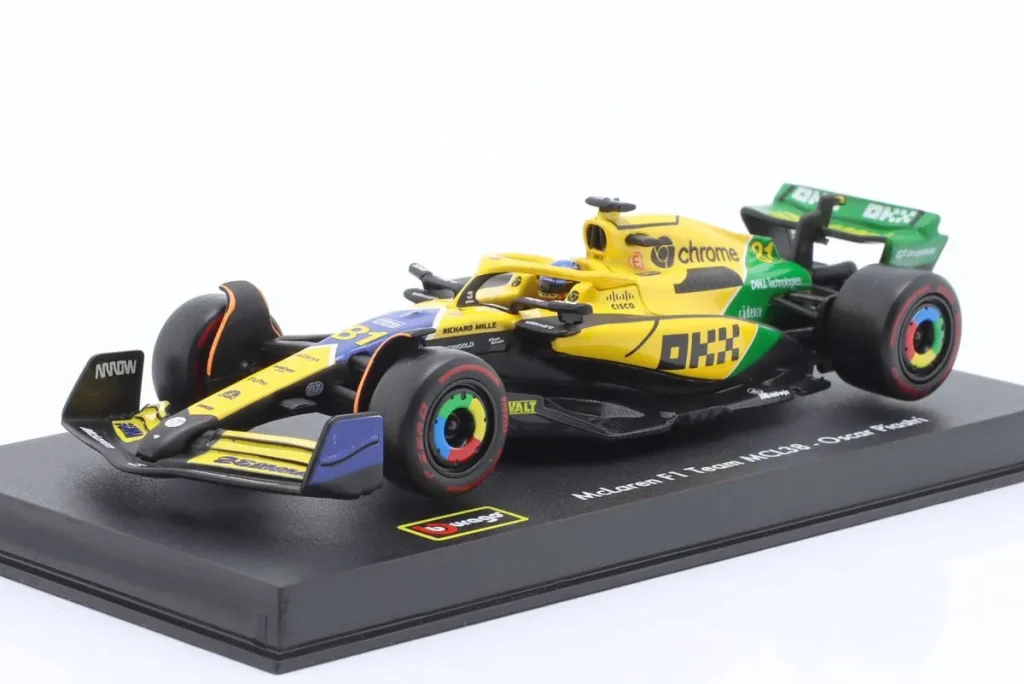 Model 1:43 McLaren MCL38 #81 Oscar Piastri Formula One year 2024 Bburago 18-38215MONACO #81