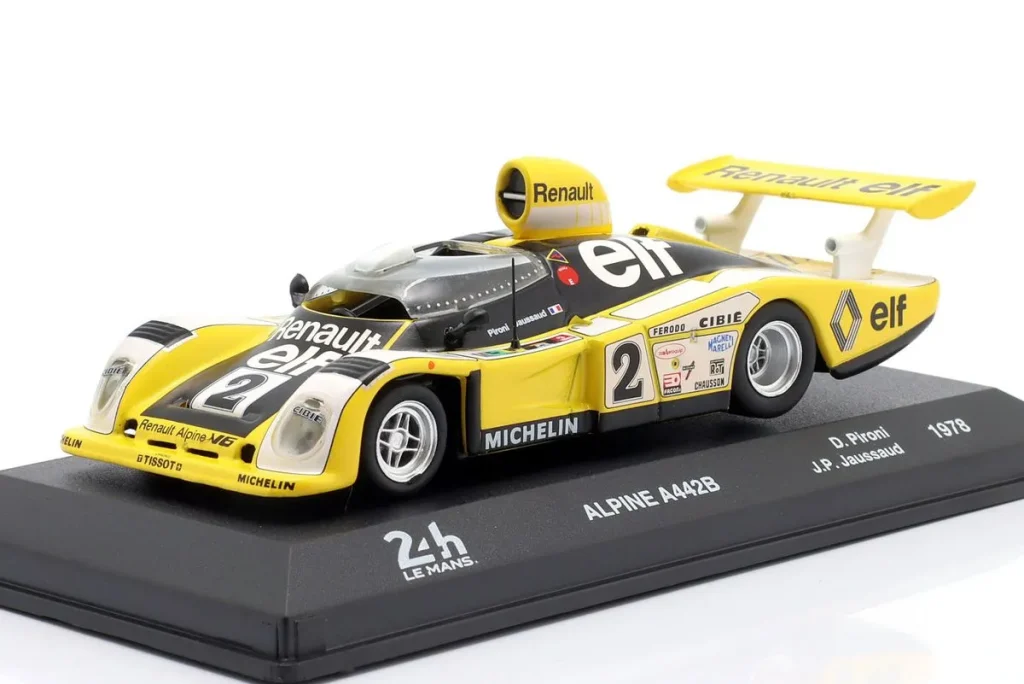 车型 1:43 Renault Alpine A442B #2 Didier Pironi, Jean-Pierre Jaussaud 24 小时勒芒年 1978 Spark