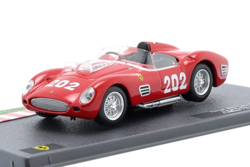 โมเดลรถ 1:43 Ferrari 250TR Spider #202 Cliff Allison, Richie Ginther Targa Florio ปี 1960 Altaya
