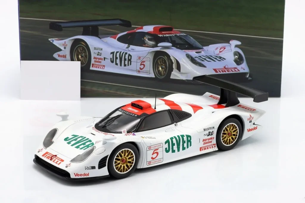 โมเดลรถ 1:18 Porsche 911 GT1 “Jever” #5 Sandy Grau, Andreas Scheld อันดับ 4 FIA GT-Championship Oschersleben ปี 1998 WERK83