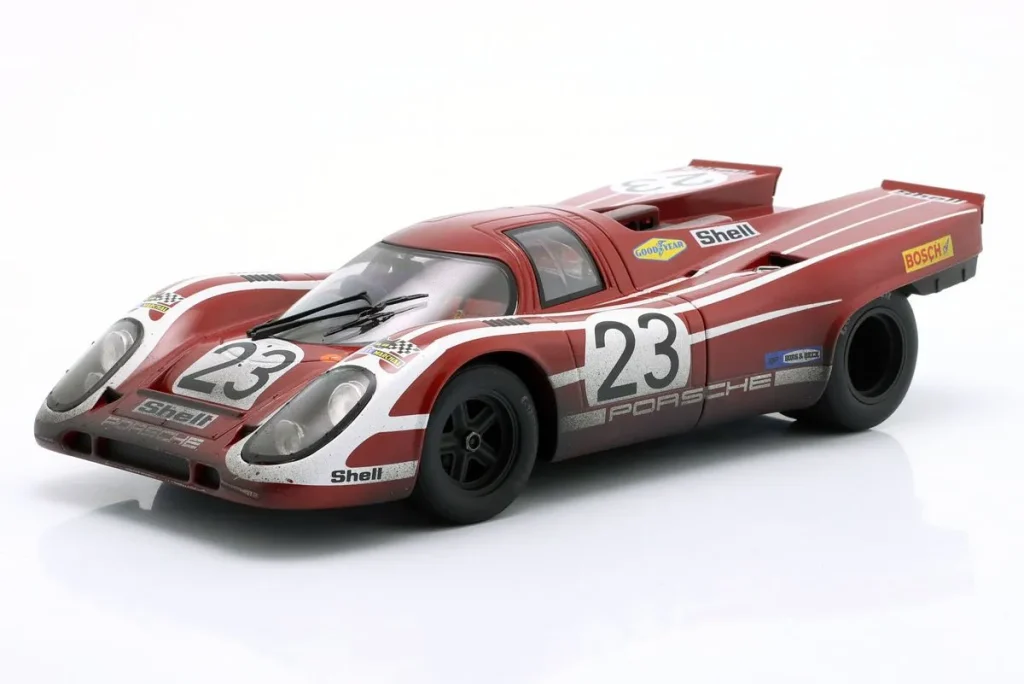 车型 1:18 Porsche 917K “Dirty Version” #23 Richard Attwood, Hans Herrmann 冠军 24h LeMans 年 1970 WERK83