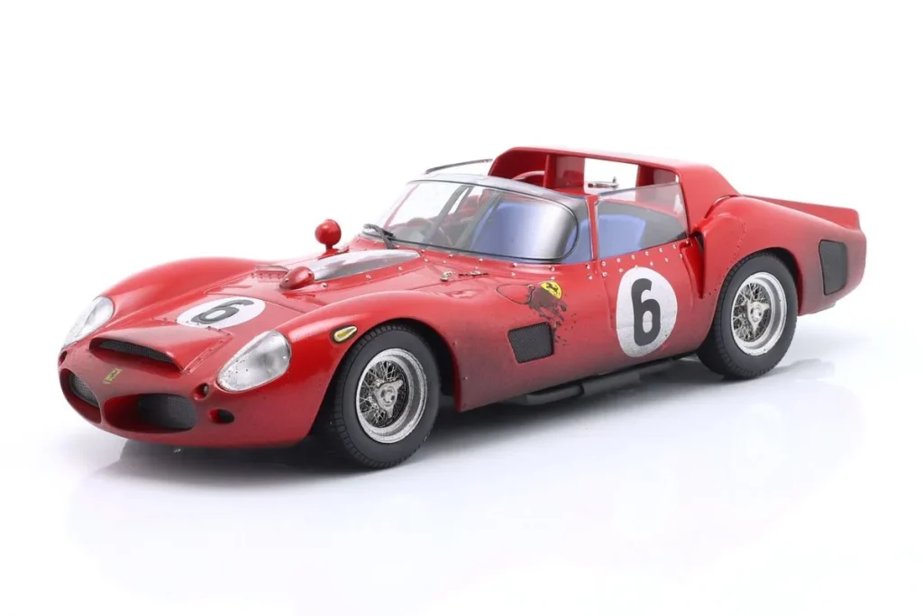 โมเดลรถ 1:18 Ferrari 330 TRI “Dirty Version” #6 Olivier Gendebien, Phil Hill 24 ชั่วโมง เลอมังส์ ปี 1962 WERK83
